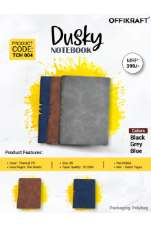 Offikraft Dusky Notebook - Brown